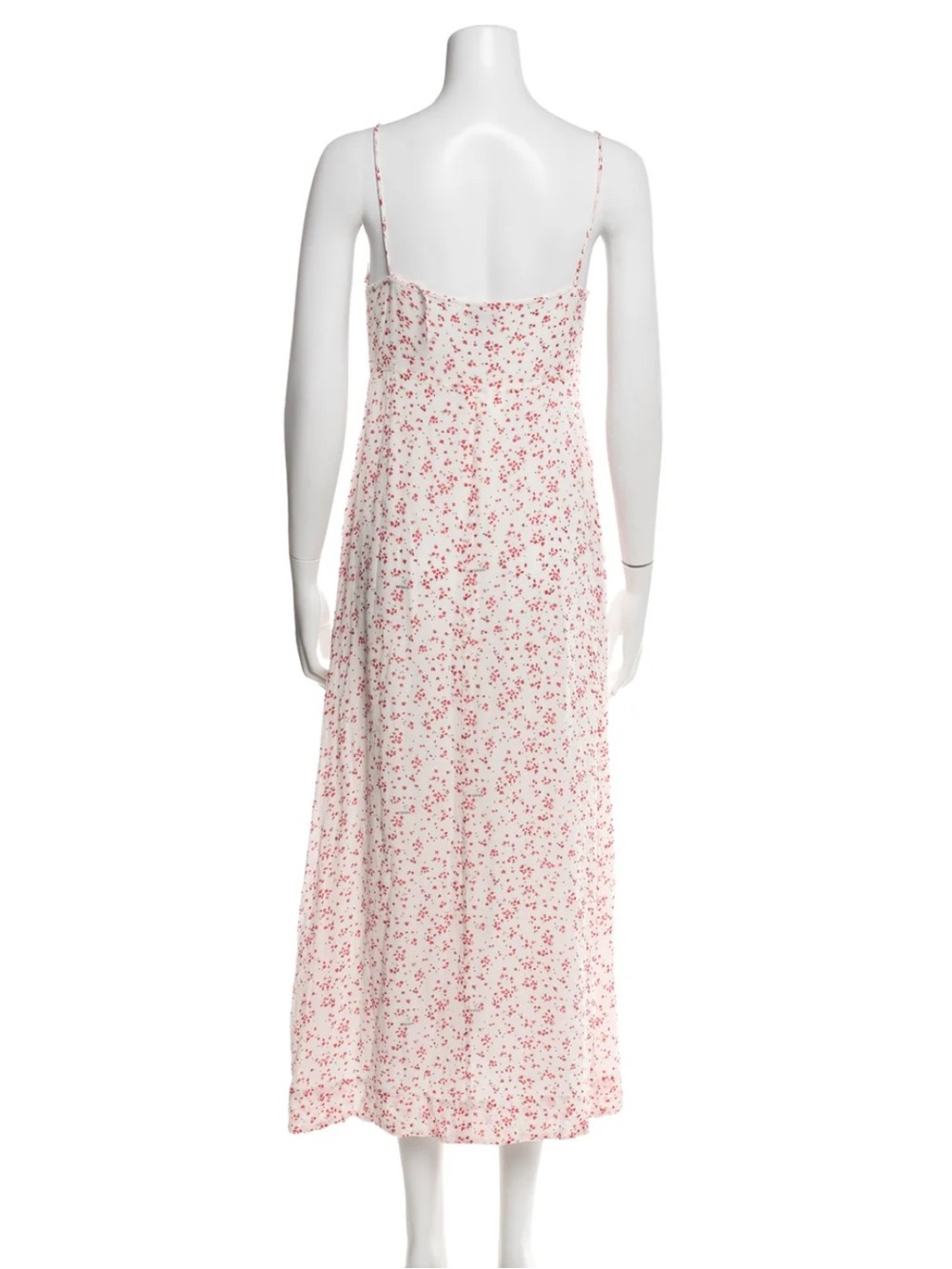 Ganni Floral Georgette Tank Midi Dress - Picture 5 of 6